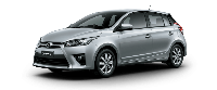 Toyota Yaris - Màu bạc 1D4